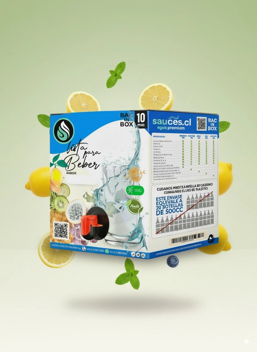 Sauces™ Hydra-Boost Menta Limón | 10L Bag in Box