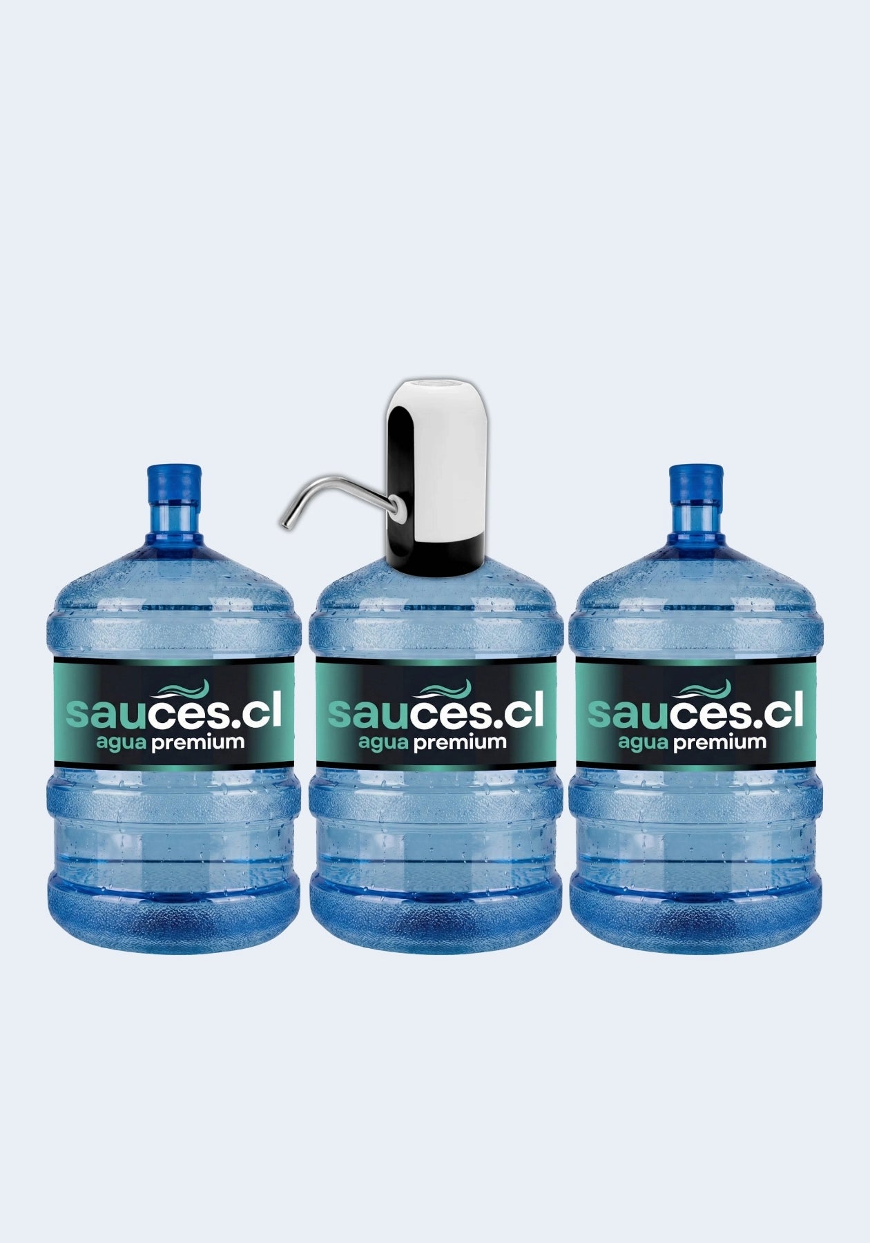 Bomba USB + 3 Bidones Sauces