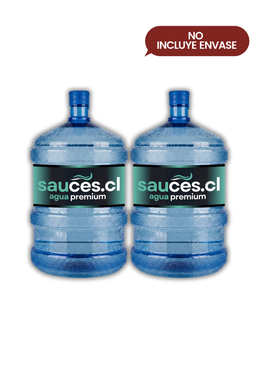 2 Recargas Agua Purificada 20L