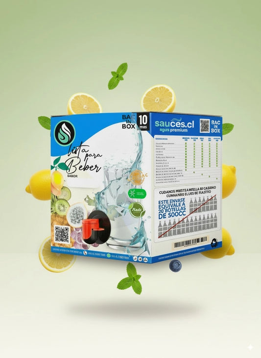 Sauces™ Hydra-Boost Menta Limón | 10L Bag in Box