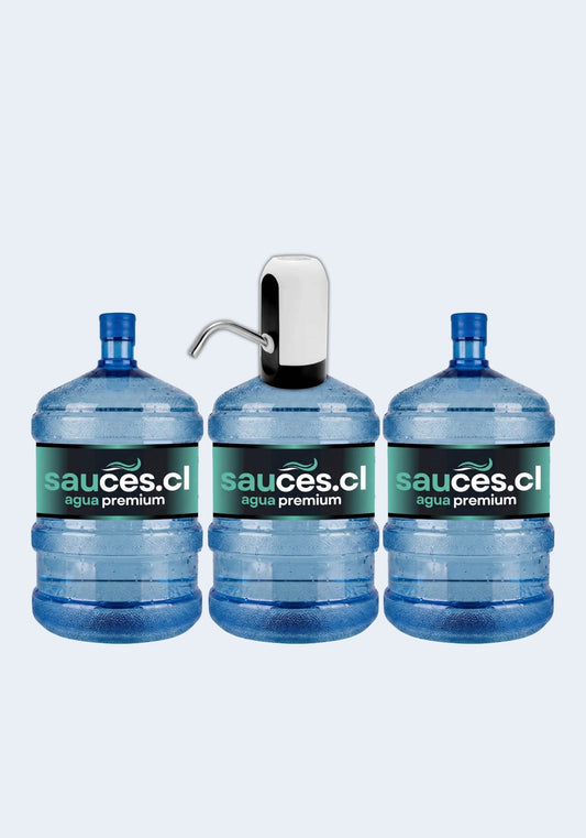 Bomba USB + 3 Bidones Sauces