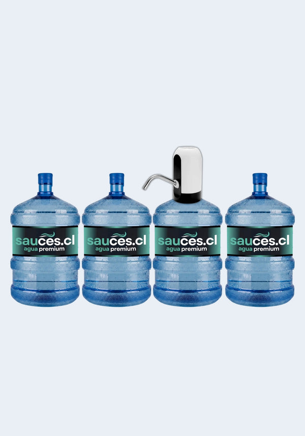 Bomba USB + 4 Bidones Sauces