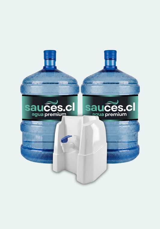 Dispensador Natural + 2 Bidones Sauces
