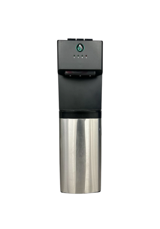 Dispensador de agua con bidón oculto de 3 llaves Sauces.cl, vista frontal cerrado
