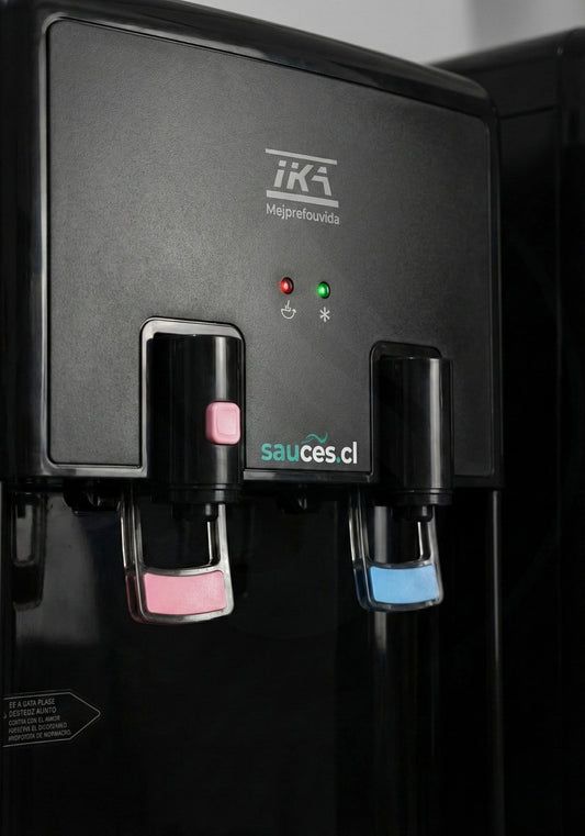 Dispensador de Agua Pedestal Frío/Calor Compresor IKA Negro Modelo CB-531B
