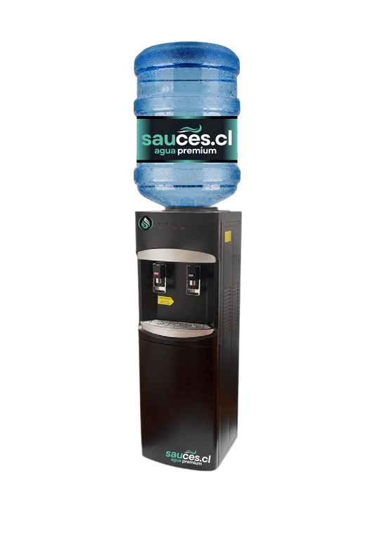 Dispensador LB-88 Mini compresor con botellón Sauces.cl instalado