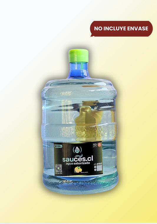 Recarga de agua saborizada Menta Limón 10 Litros para dispensador Sauces