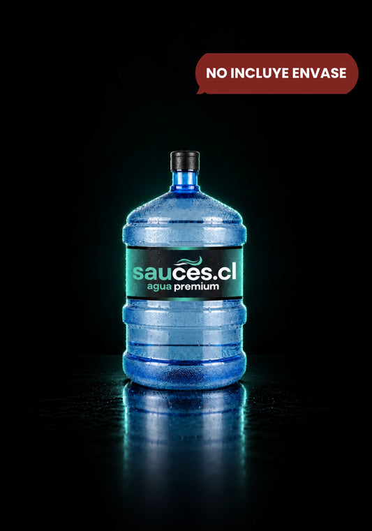 Recarga de bidón de agua purificada Sauces de 20 litros, no incluye envase