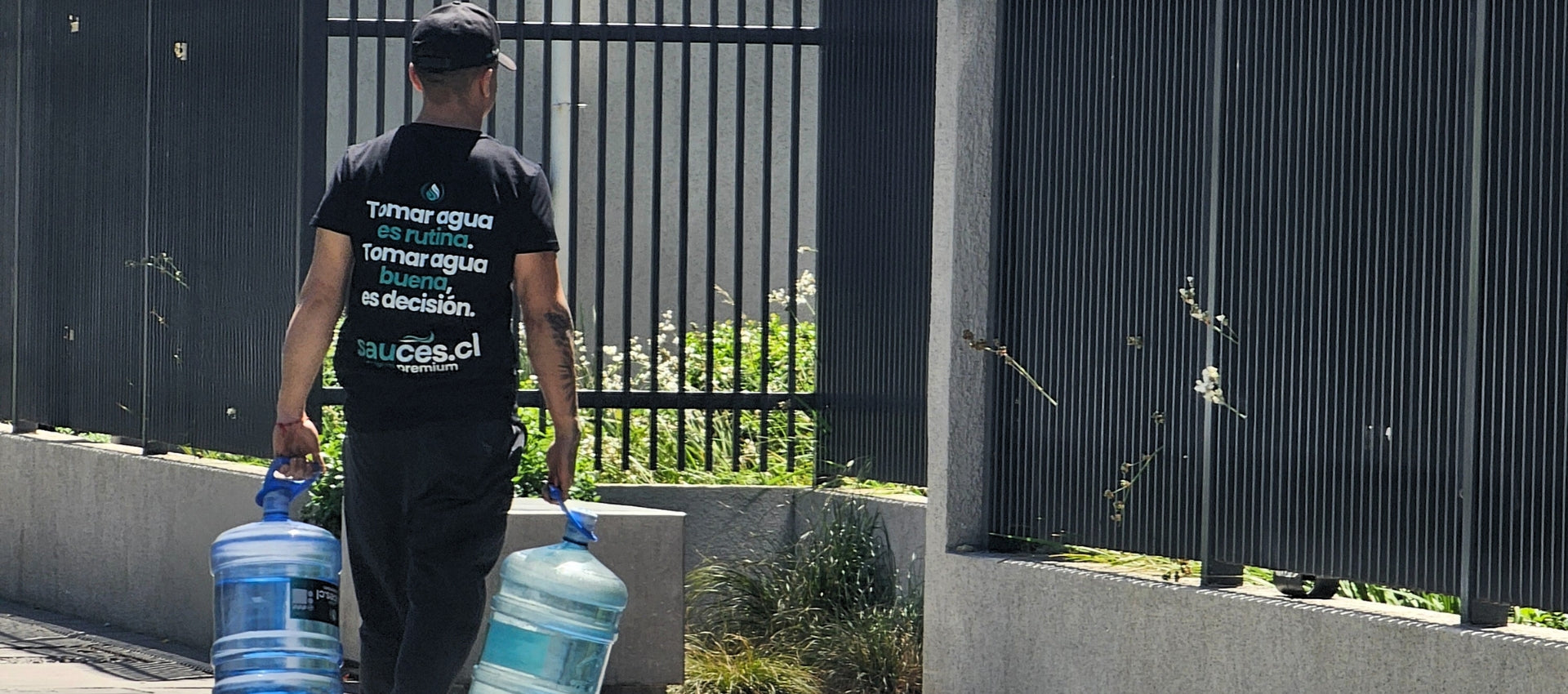 Reparto de agua purificada premium a domicilio en Vitacura