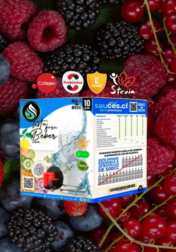 Agua Saborizada Frutos Rojos 001 Agua Saborizada Frutos Rojos