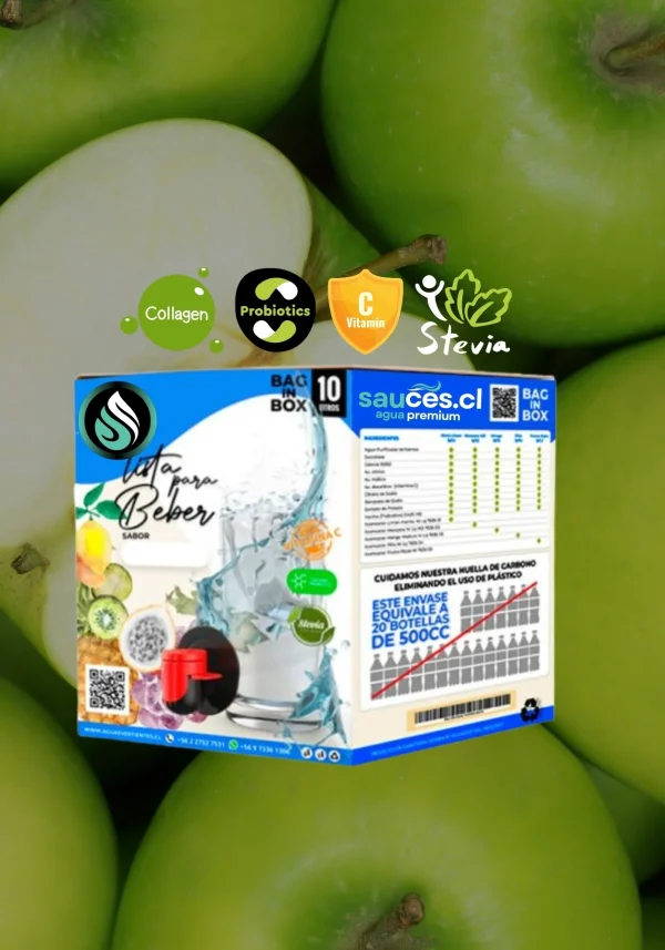 Agua Saborizada Manzana 001 Agua Saborizada Manzana