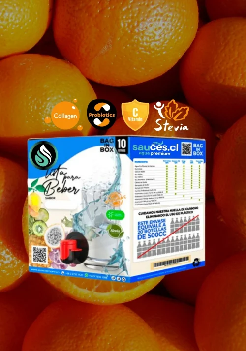 Agua Saborizada Naranja