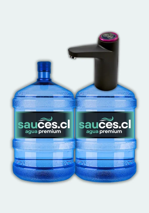 Bomba USB PRO + 2 Bidones de Agua