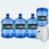 Dispensador Natural + 4 Bidones de Agua