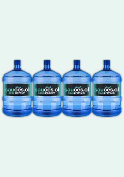 4 Recargas Agua Purificada