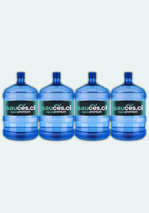 4 Recargas Agua Purificada