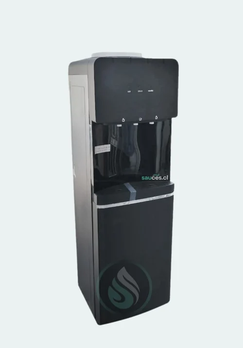 Dispensador Pedestal Compresor Negro Mate Premium