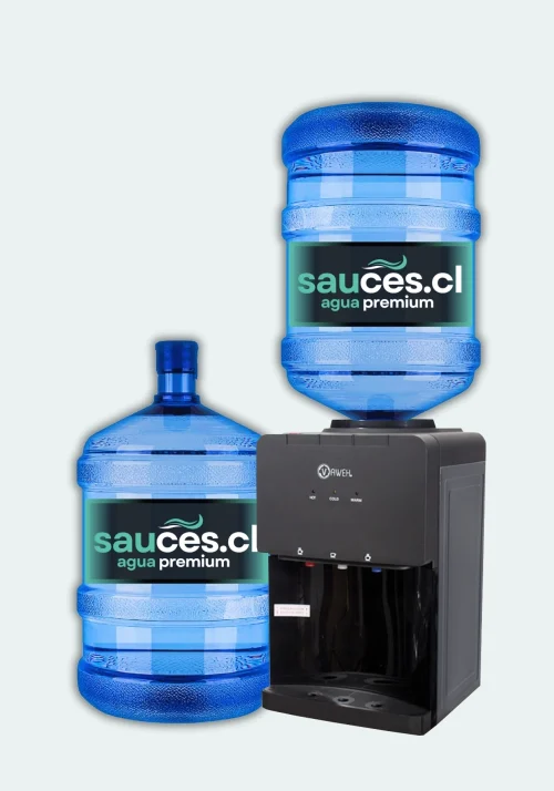 Dispensador Sobremesa Premium + 2 Bidones de Agua